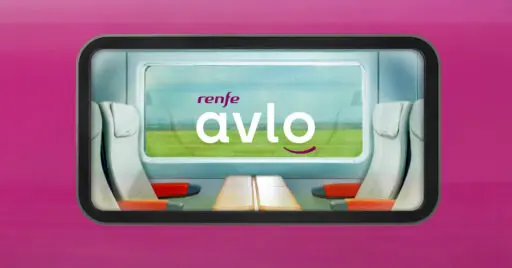 Fotograma del vídeo promocional del Avlo de Renfe