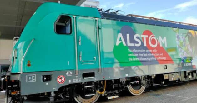 Locomotora TRAXX de Alstom para CFL, expuesta en InnoTrans 2022. © ALSTOM