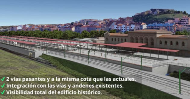 Diseño de la propuesta de ampliación de la estación de Toledo. © MINISTERIO DE TRANSPORTES Y MOVILIDAD SOSTENIBLE.