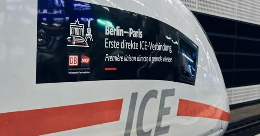 Nuevo ICE Berlín-París, que ha comenzado a circular el 16 de diciembre con el nuevo horario de servicio 2024-2025. © DEUTSCHE BAHN.